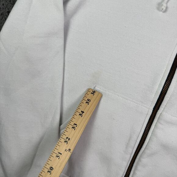 Aviator Nation Another Day In Paradise Hoodie Womens M White Full Zip Sweatshirt - Picture 5 of 9